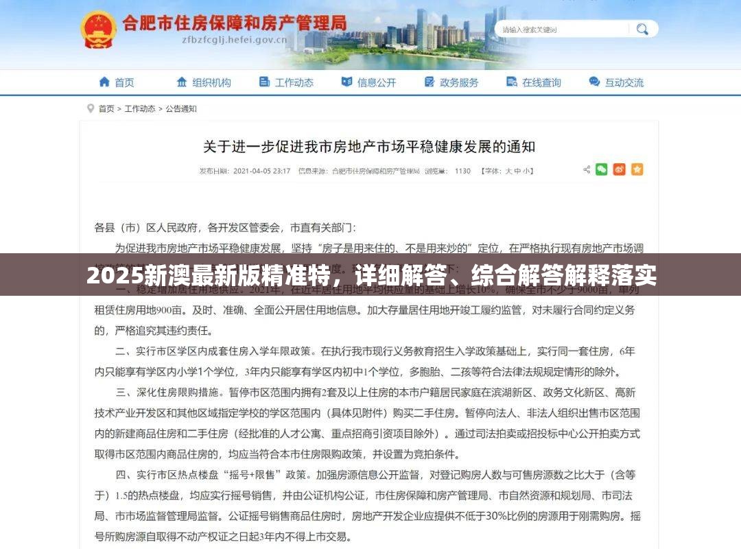2025新澳最新版精准特，详细解答、综合解答解释落实