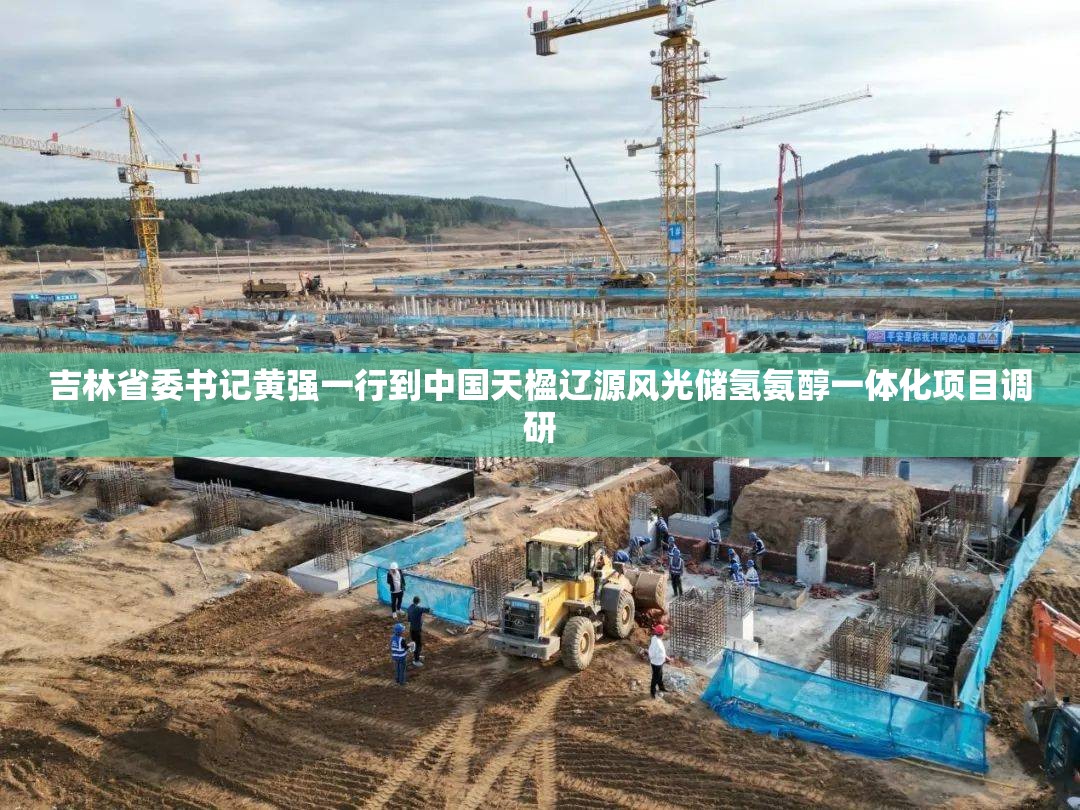 吉林省委书记黄强一行到中国天楹辽源风光储氢氨醇一体化项目调研