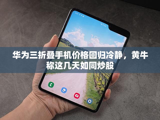 华为三折叠手机价格回归冷静，黄牛称这几天如同炒股