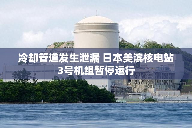 冷却管道发生泄漏 日本美滨核电站3号机组暂停运行
