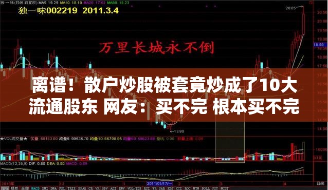 离谱！散户炒股被套竟炒成了10大流通股东 网友：买不完 根本买不完
