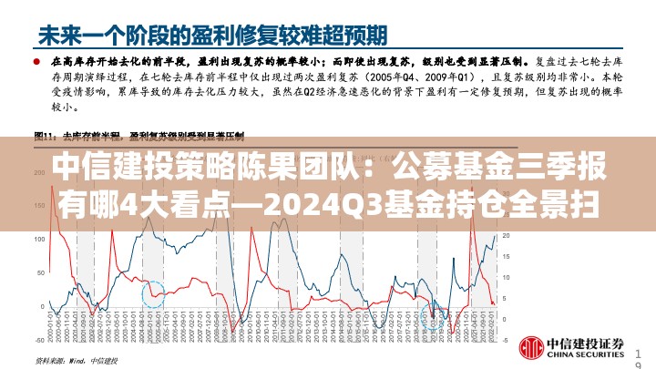 中信建投策略陈果团队：公募基金三季报有哪4大看点—2024Q3基金持仓全景扫描