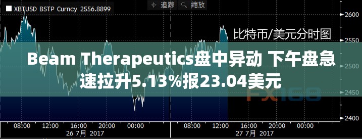 Beam Therapeutics盘中异动 下午盘急速拉升5.13%报23.04美元