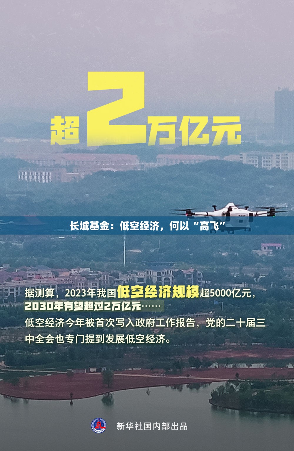 长城基金：低空经济，何以“高飞”
