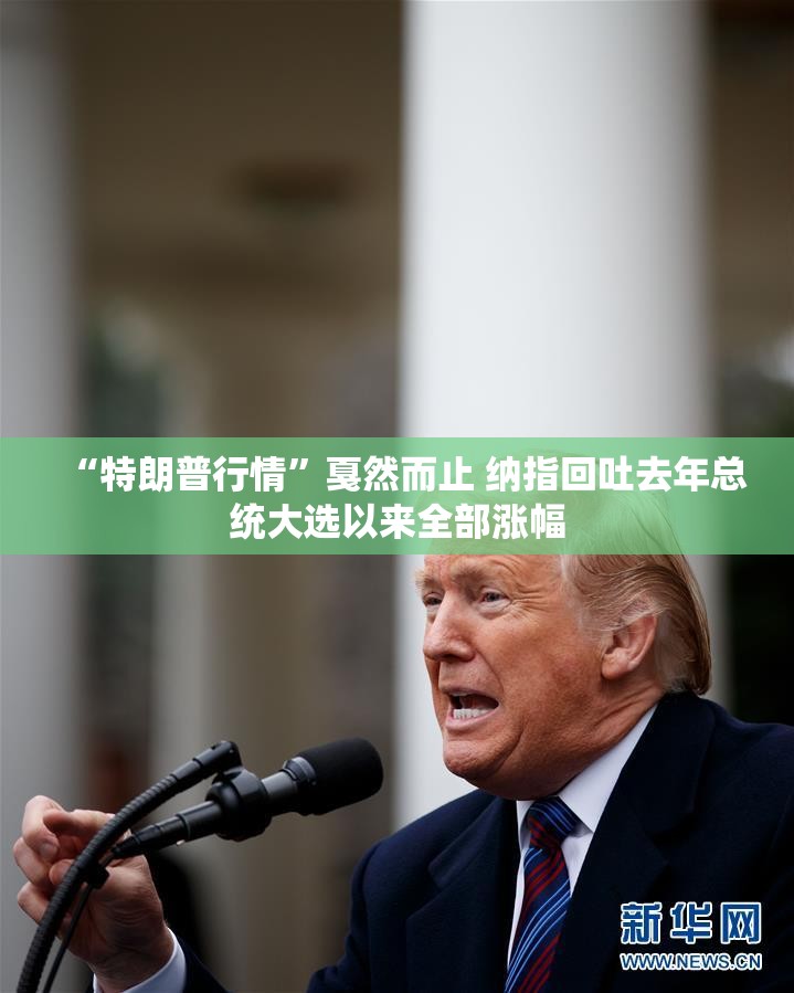 “特朗普行情”戛然而止 纳指回吐去年总统大选以来全部涨幅