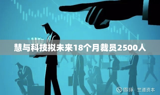 慧与科技拟未来18个月裁员2500人