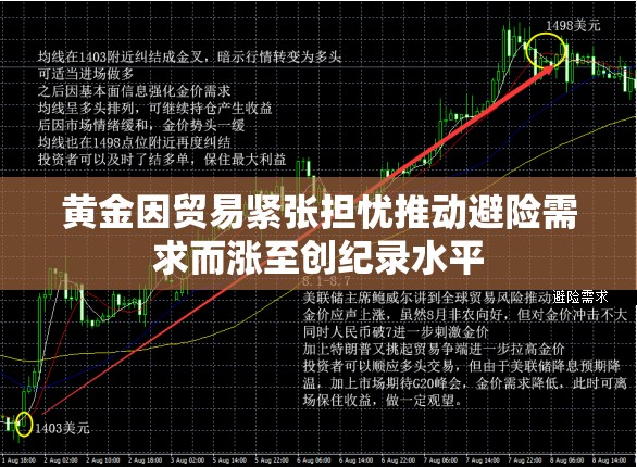 黄金因贸易紧张担忧推动避险需求而涨至创纪录水平