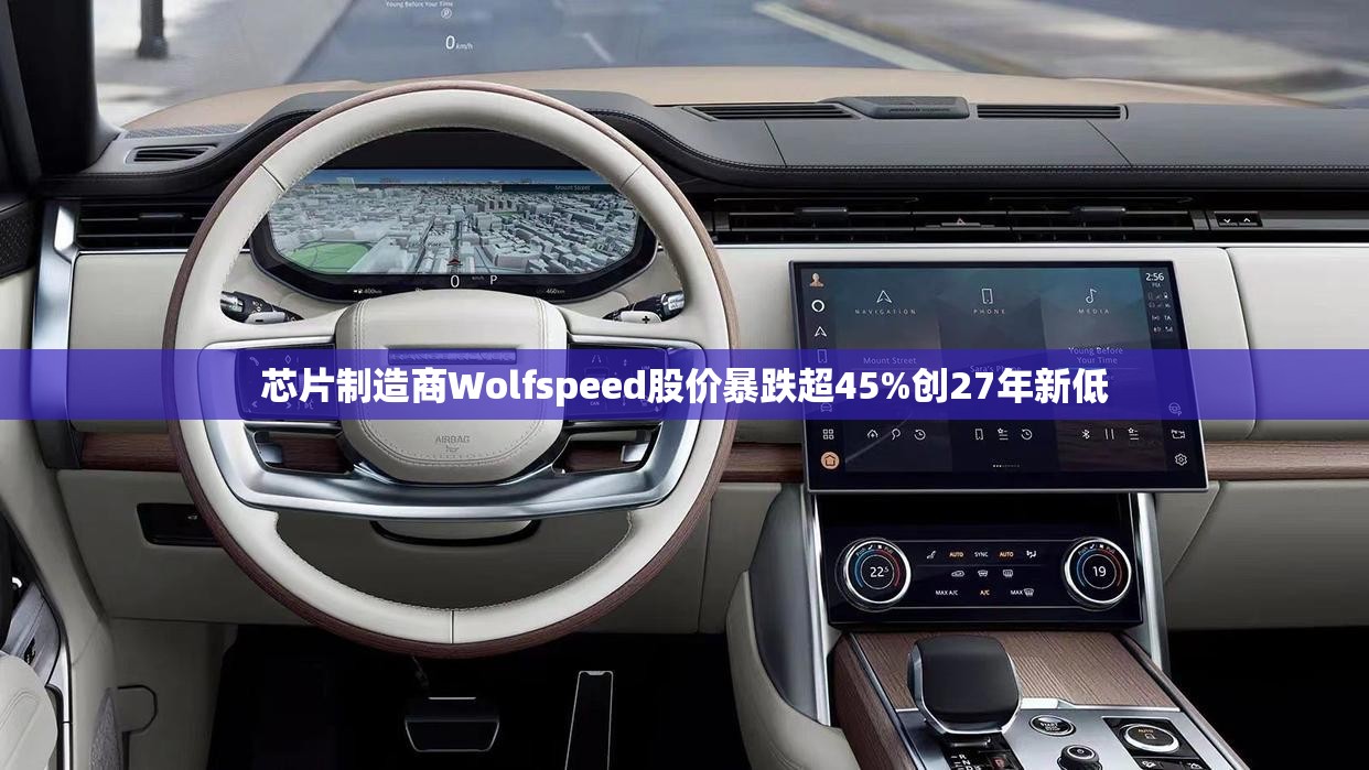 芯片制造商Wolfspeed股价暴跌超45%创27年新低