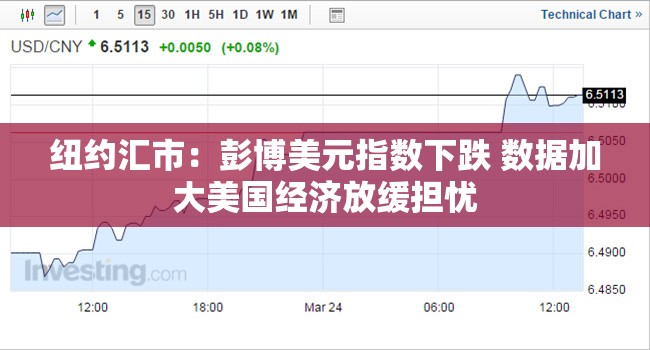纽约汇市：彭博美元指数下跌 数据加大美国经济放缓担忧