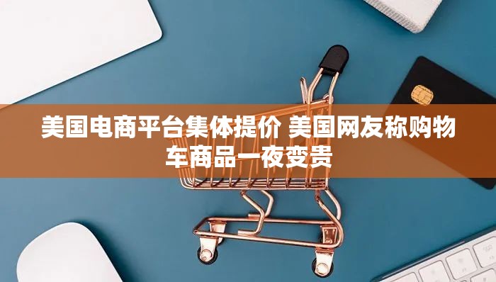 美国电商平台集体提价 美国网友称购物车商品一夜变贵