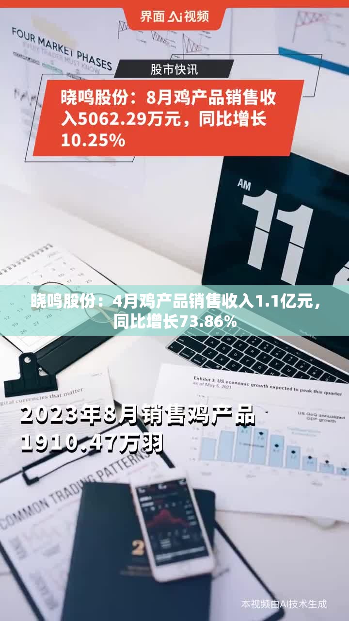 晓鸣股份：4月鸡产品销售收入1.1亿元，同比增长73.86%
