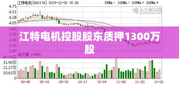 江特电机控股股东质押1300万股