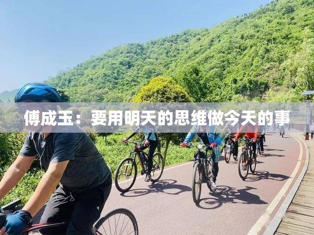 傅成玉：要用明天的思维做今天的事