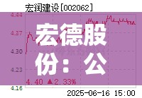 宏德股份：公司中标该项目