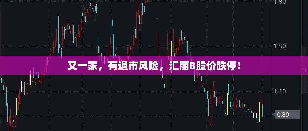又一家，有退市风险，汇丽B股价跌停！
