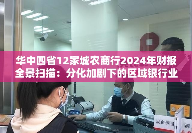 华中四省12家城农商行2024年财报全景扫描：分化加剧下的区域银行业生态