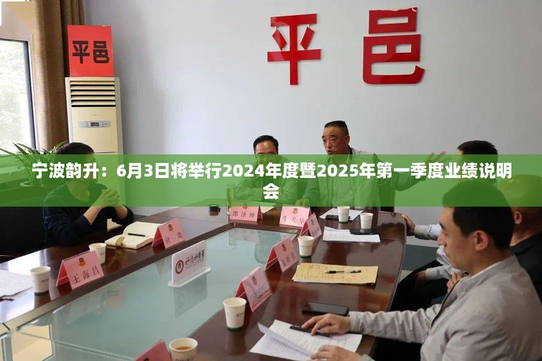 宁波韵升：6月3日将举行2024年度暨2025年第一季度业绩说明会