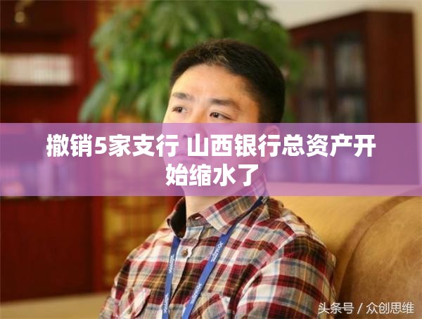 撤销5家支行 山西银行总资产开始缩水了